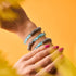 Aquamarin | Silber | Meerjungfrauenglas x Links of Love Armband